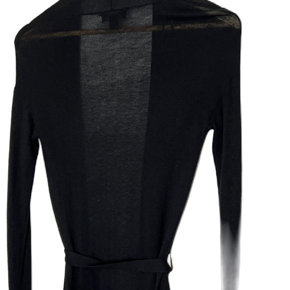 Black, RW&CO lightweight, long length cardigan, size XSmall. - Picture 3 of 12